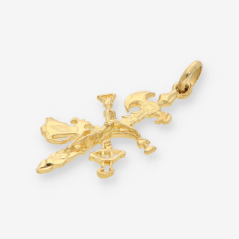 Colgante Cristo Legionario oro 2