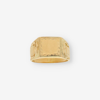 Anillo sello oro