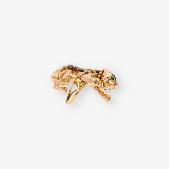 Anillo oro pantera