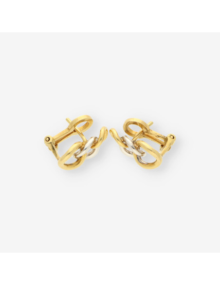 Pendientes oro/oro blanco PUIG DORIA