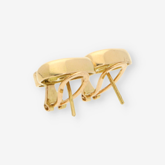 Pendientes oro zafiro y brillantes