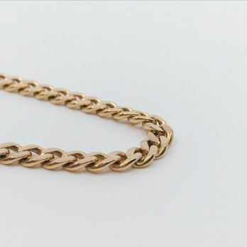 Cadena barbada en oro 18kt 2