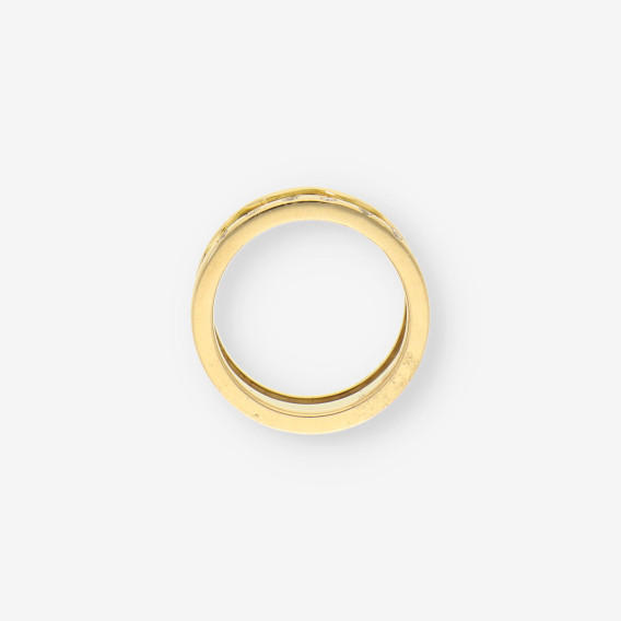 Anillo esmalte oro y brillantes