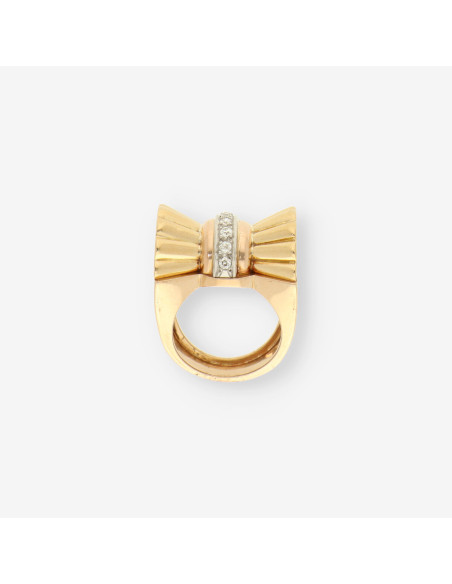 Anillo Vintage oro y diamantes
