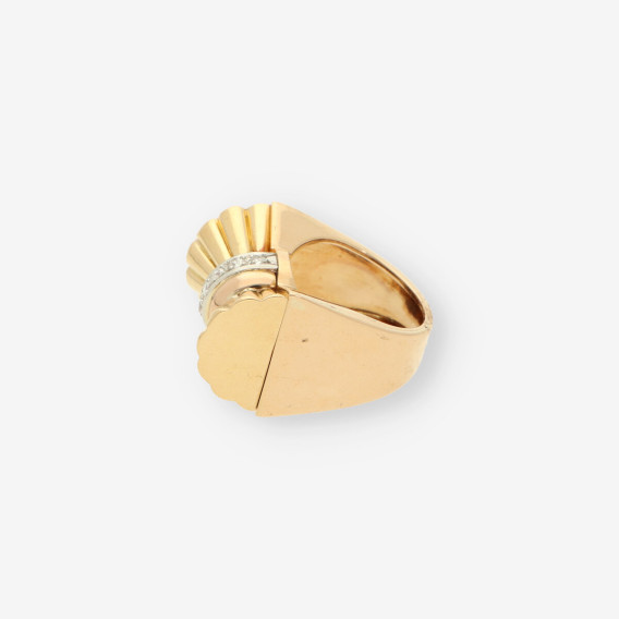 Anillo Vintage oro y diamantes