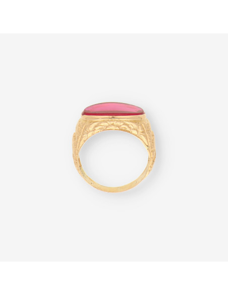 Anillo p. roja y oro