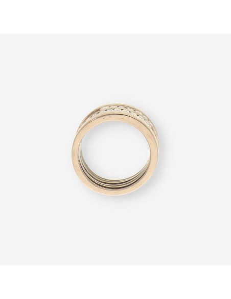 Anillo oro blanco y brillantes