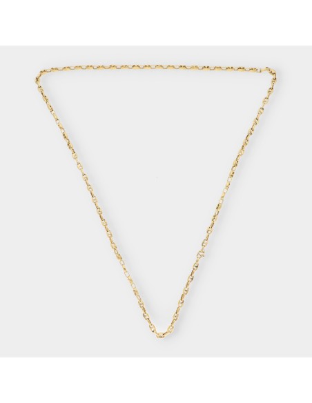 Cadena de calabrotes en oro 18kt