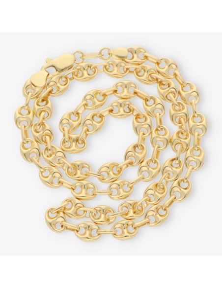 Cadena de calabrotes 50cm en oro 18kt NUEVO