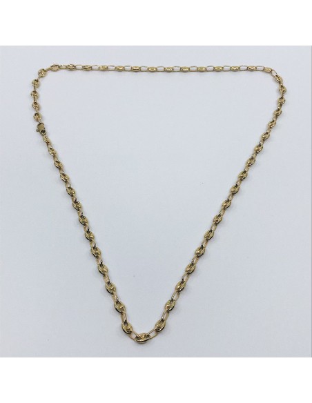 Cadena de calabrotes en oro 18kt