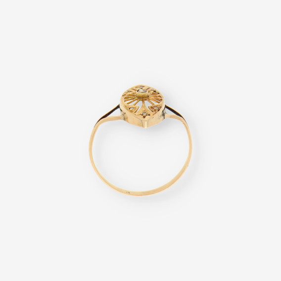Anillo Vintage oro y diamantes