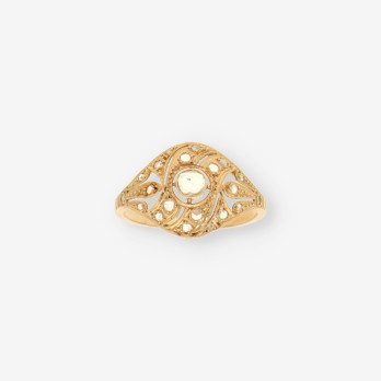 Anillo Vintage oro y diamantes