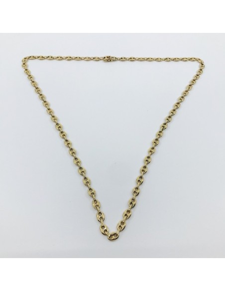 Cadena de calabrotes en oro 18kt