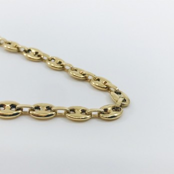 Cadena de calabrotes en oro 18kt 2