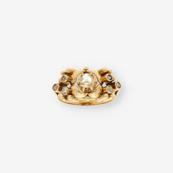 Anillo Vintage oro y diamantes