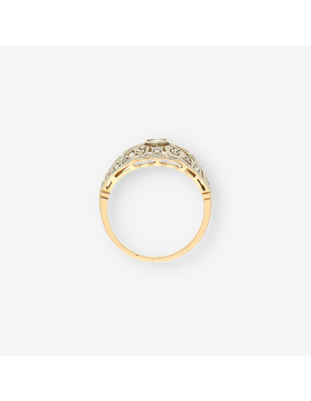 Anillo Vintage Diamantes y oro