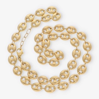 Cadena de calabrotes 61cm en oro 18kt 2