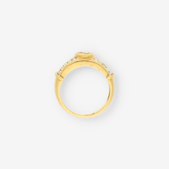 Anillo oro y bri