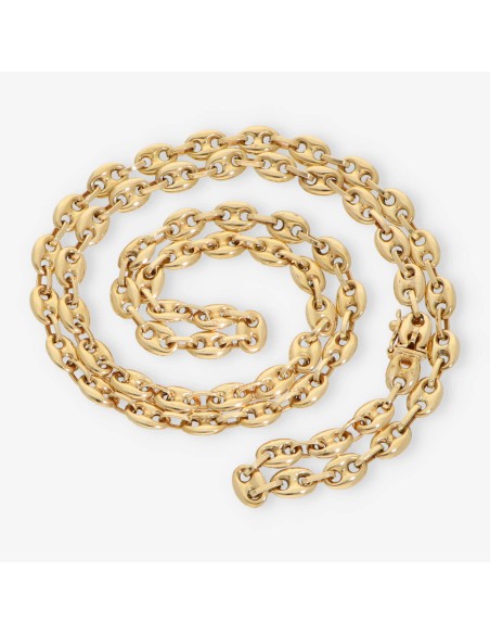 Cadena de calabrotes 65.5cm en oro 18kt