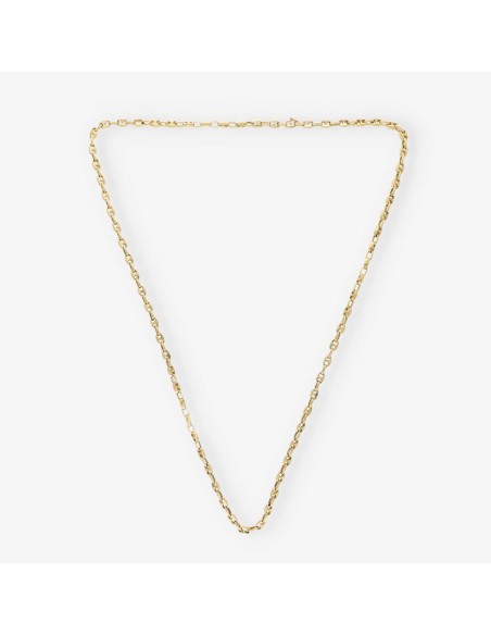 Cadena de calabrotes 80cm en oro 18kt