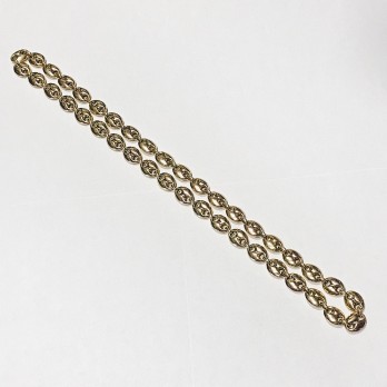 Cadena de calabrotes en oro 18kt