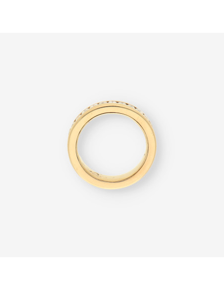  Anillo alianza completa oro y brillante