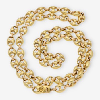 Cadena de calabrotes en oro 18kt 2