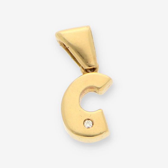 Letra C oro