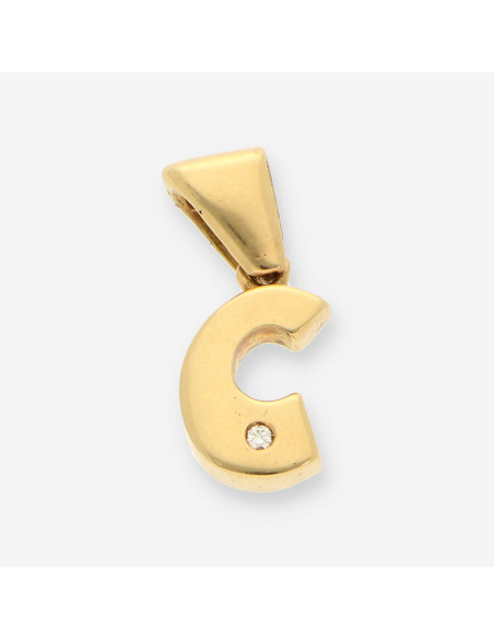 Letra C oro