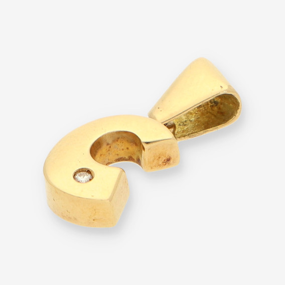 Letra C oro