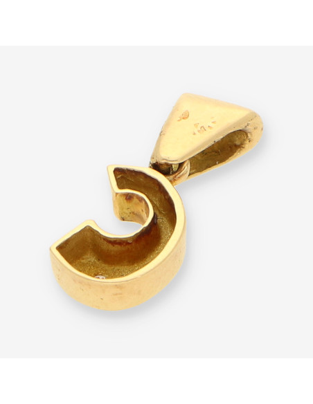 Letra C oro