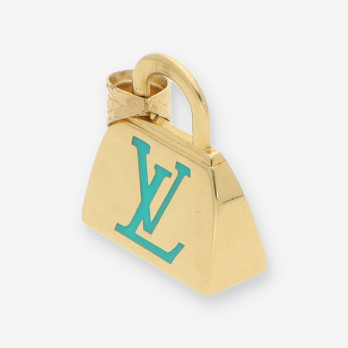 Colgante bolso oro 2