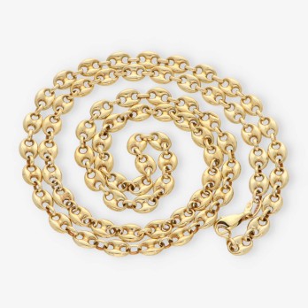 Cadena de calabrotes 73cm en oro 18kt 2