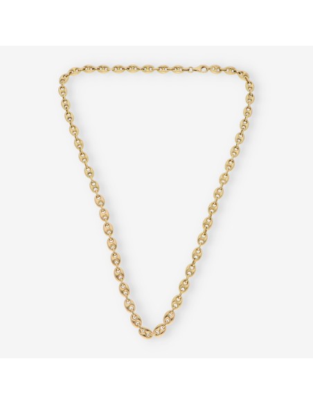 Cadena de calabrotes 60cm en oro 18kt