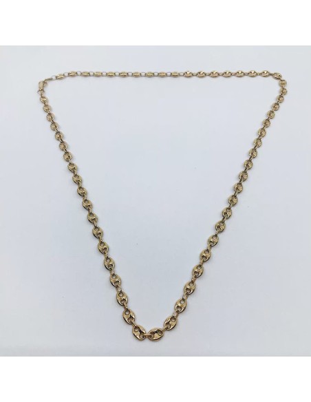 Cadena de calabrotes en oro 18kt