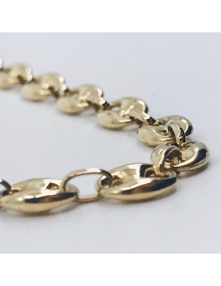 Cadena de calabrotes en oro 18kt