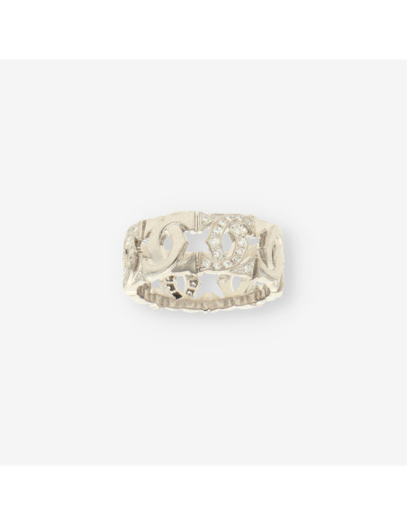 Anillo CARTIER oro bl. y brillantes