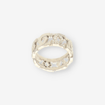 Anillo CARTIER oro bl. y brillantes 2