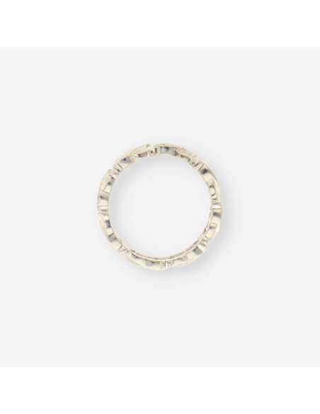 Anillo CARTIER oro bl. y brillantes