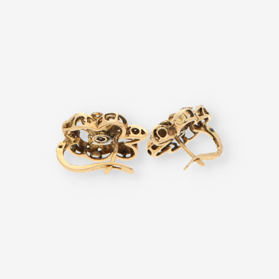 Pendientes vintage oro y perla