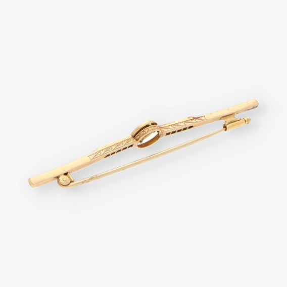 Aguja oro y diamante