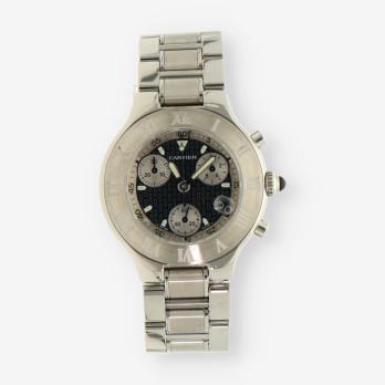 CARTIER Chronograph acero 2424 837871LX