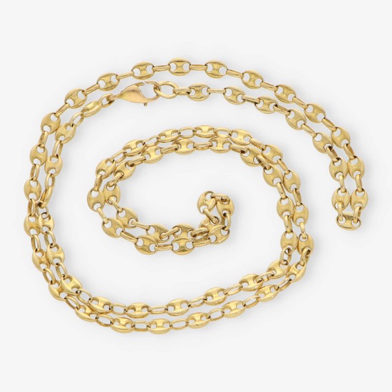 Cadena de calabrotes 64cm en oro 18kt