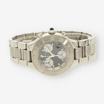 CARTIER Chronograph acero 2424 837871LX 2