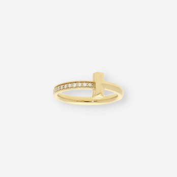 Anillo TIFFANY oro y brillantes