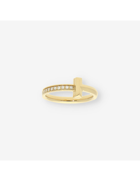 Anillo TIFFANY oro y brillantes