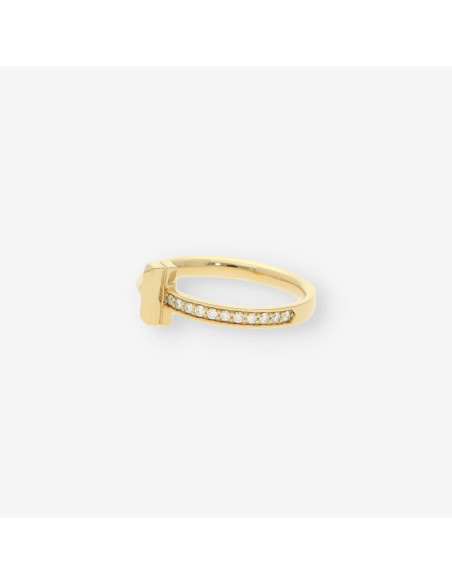 Anillo TIFFANY oro y brillantes