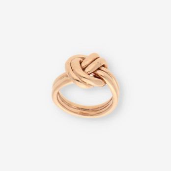 Anillo oro rosa nudo RABAT 2