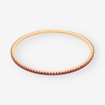 Pulsera flexible oro y p. rojas RABAT