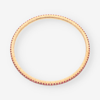 Pulsera flexible oro y p. rojas RABAT 2